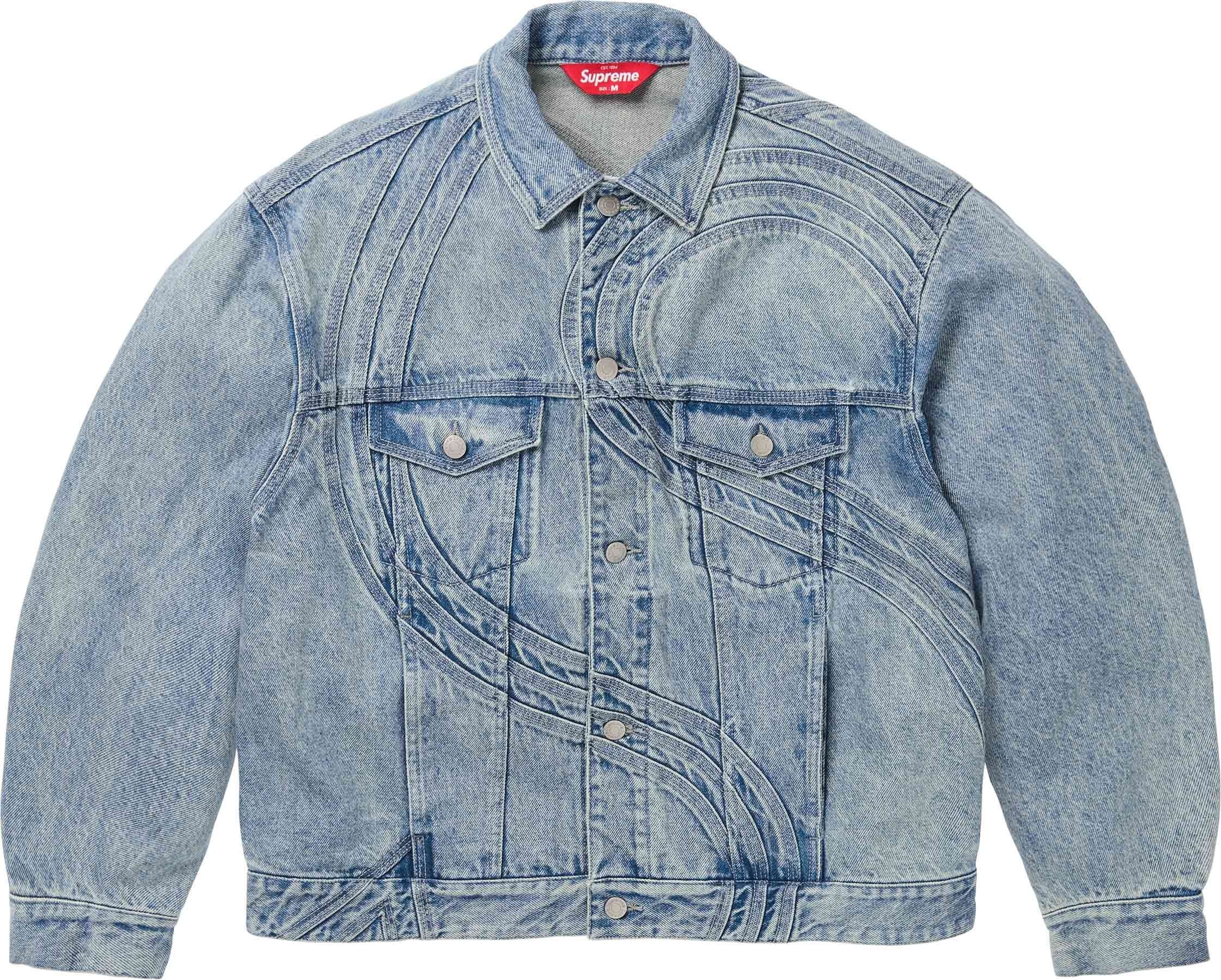 S Logo Denim Trucker Jacket view 11
